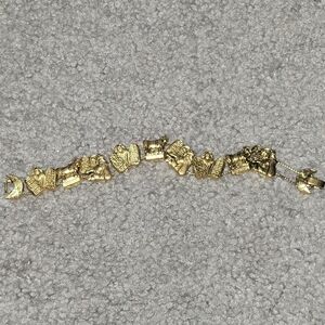 Gold Charm Bracelet